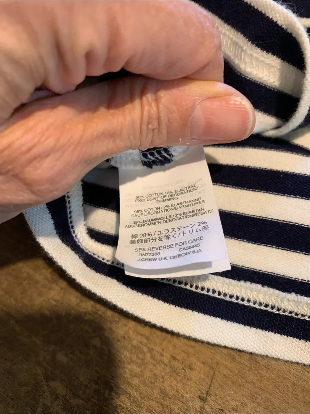 J. Crew classic crew